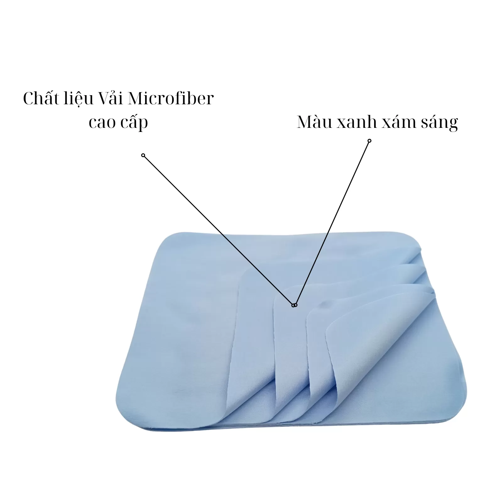 Khăn KingEye Pure V1 - Xanh xám