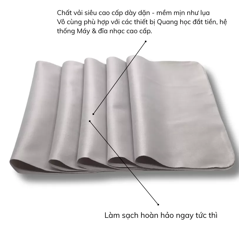 Khăn KingEye Premium  V1 - Xám Bạc1